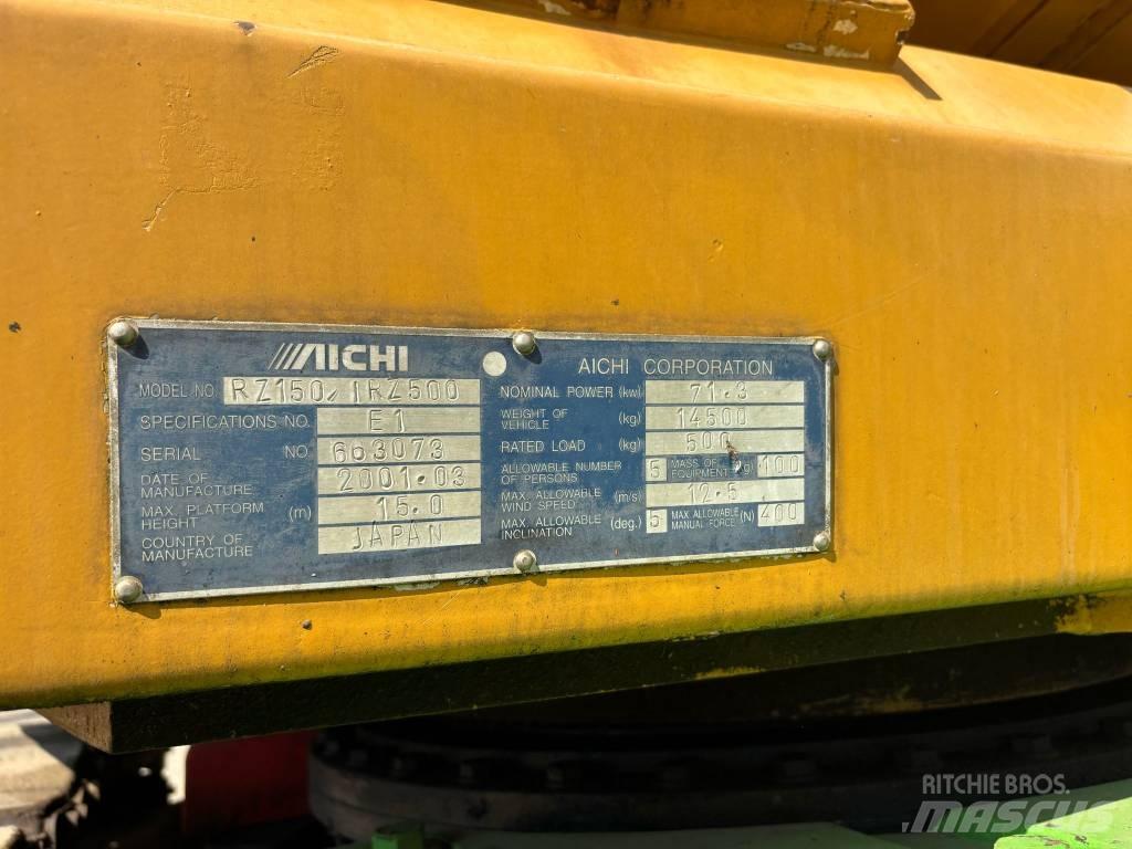 Aichi RZ150 Telescopic boom lifts