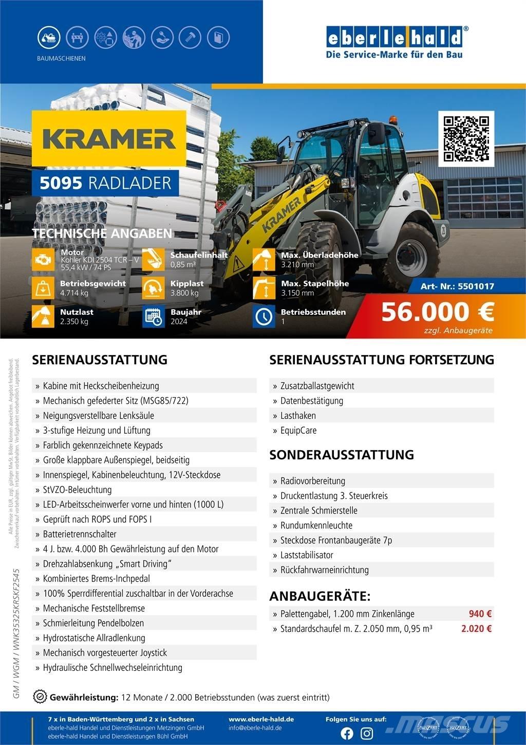 Kramer 5095 Wheel loaders