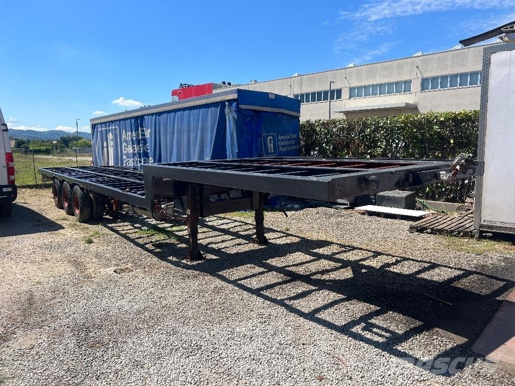 Viberti Collo d’oca Flatbed/Dropside semi-trailers