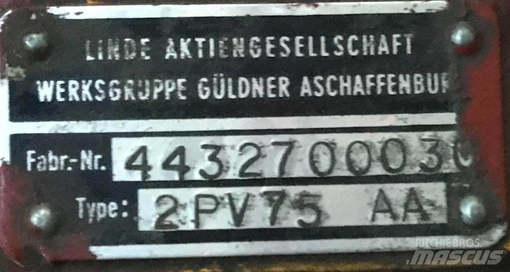 Linde 2PV75 AA Hydraulics