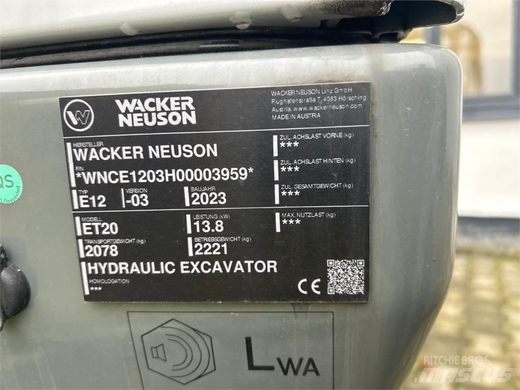 Wacker Neuson ET20 Crawler excavators