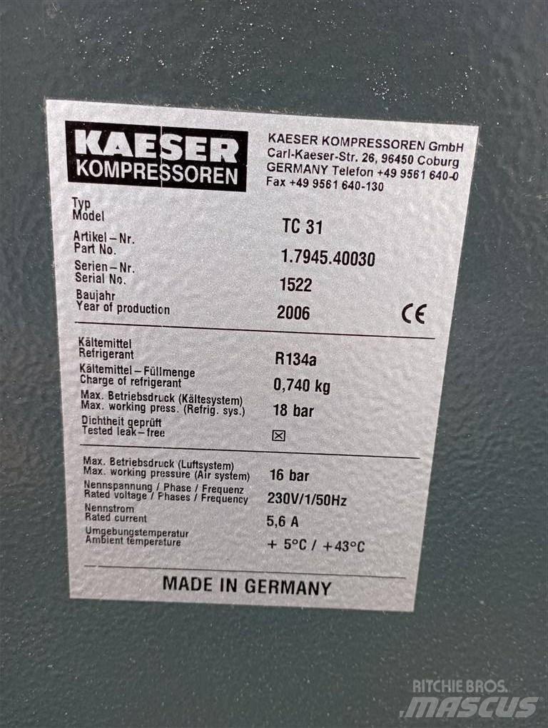 Kaeser TC31 Compressors