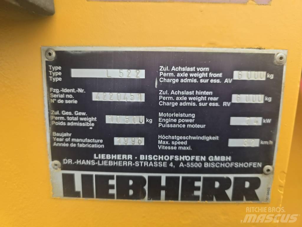 Liebherr L 522 Tractors