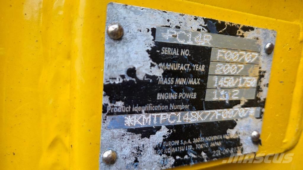 Komatsu PC 14 R Mini excavators < 7t (Mini diggers)