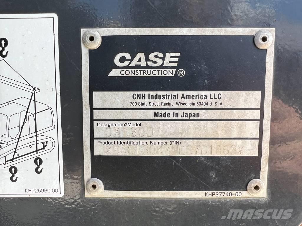 CASE CX 130 D Crawler excavators