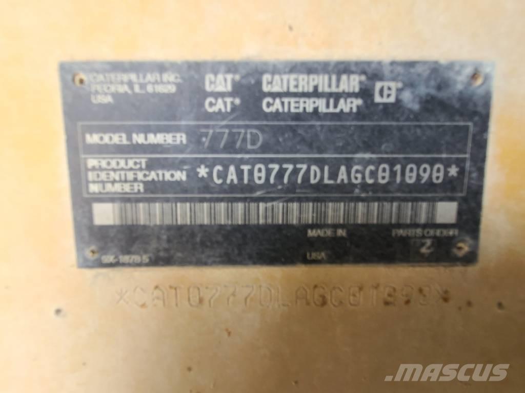 CAT 777D Articulated Haulers