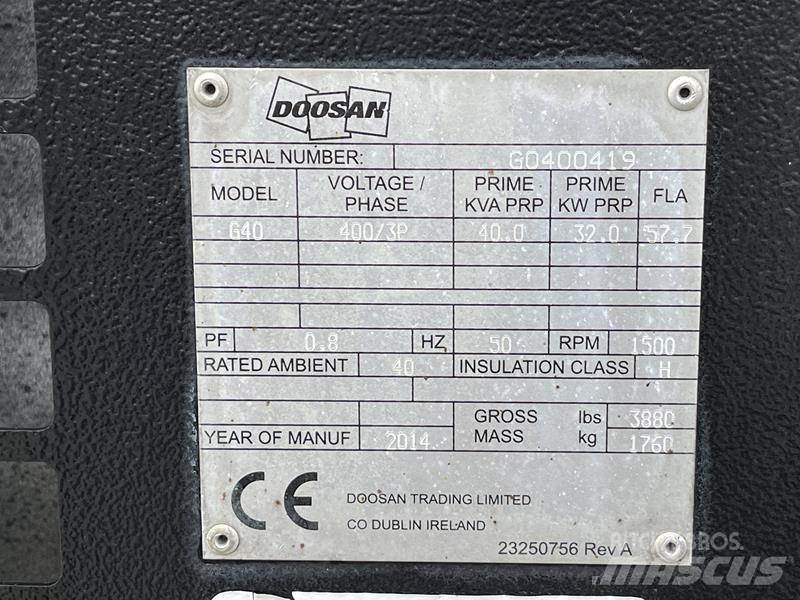 Doosan G 40 Diesel Generators