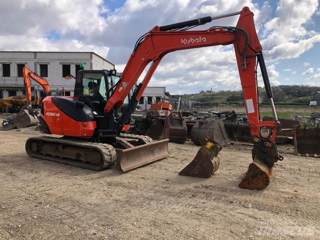 Kubota KX 080-4 Crawler excavators