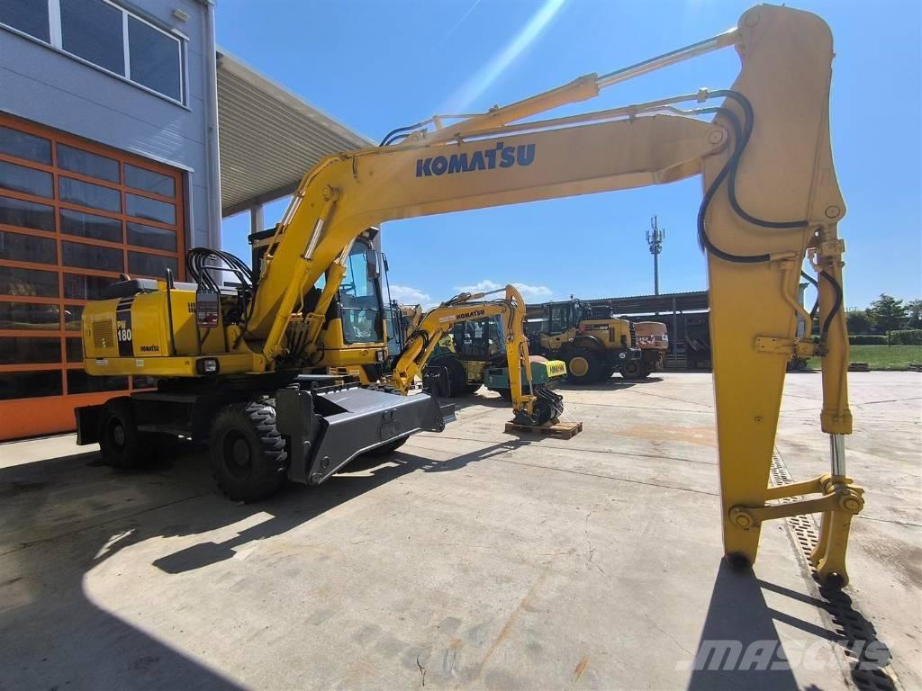 Komatsu PW 180-7 Wheeled excavators