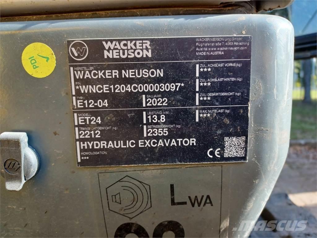 Wacker Neuson ET24 Crawler excavators