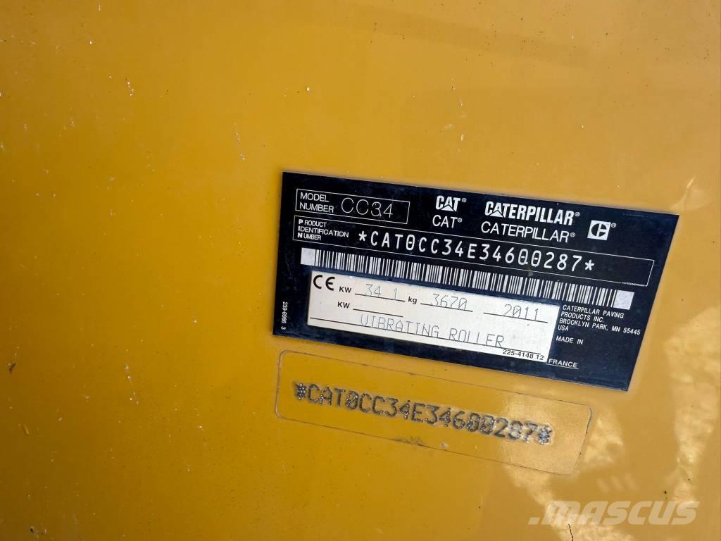 CAT CC 34 Combi rollers