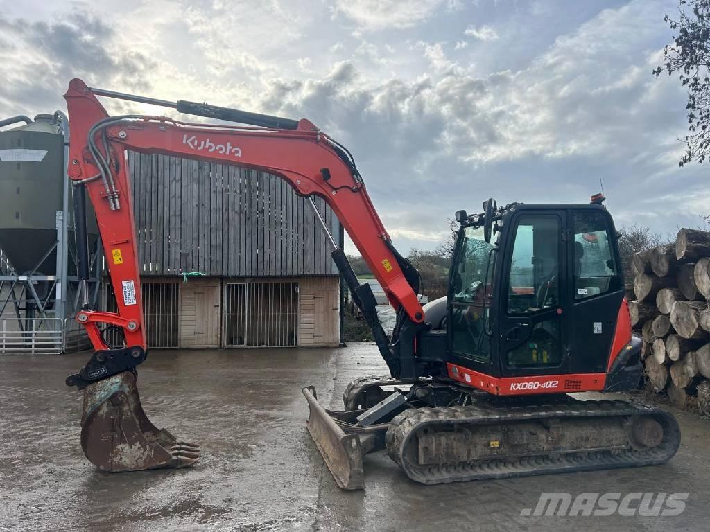 Kubota KX 080-4 Mini excavators  7t - 12t