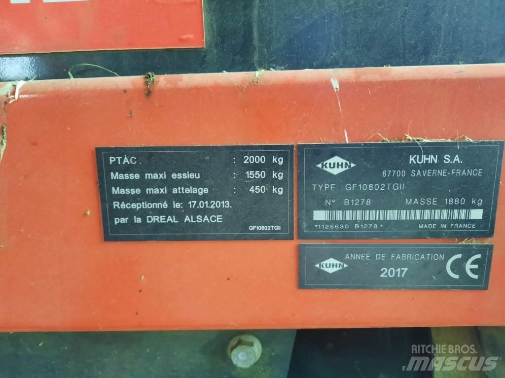Kuhn Gf10802 tg2 Rakes and tedders