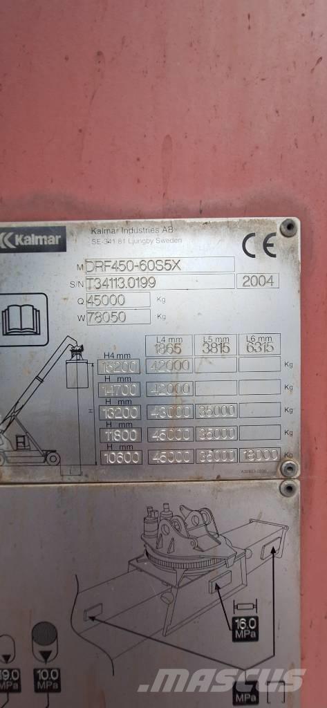 Kalmar DRF450-60S5X Reach stackers
