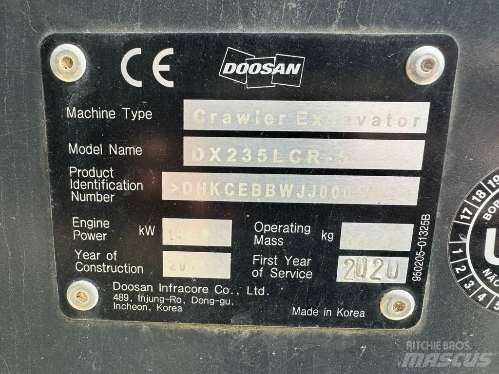 Doosan DX235LCR-5 Crawler excavators