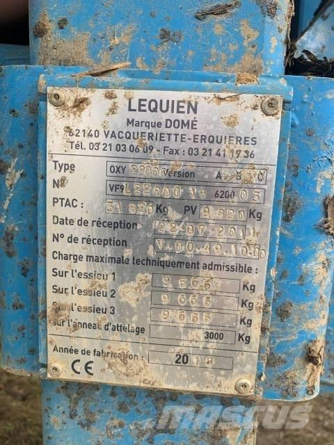  DOME OXY 22000 Slurry tankers