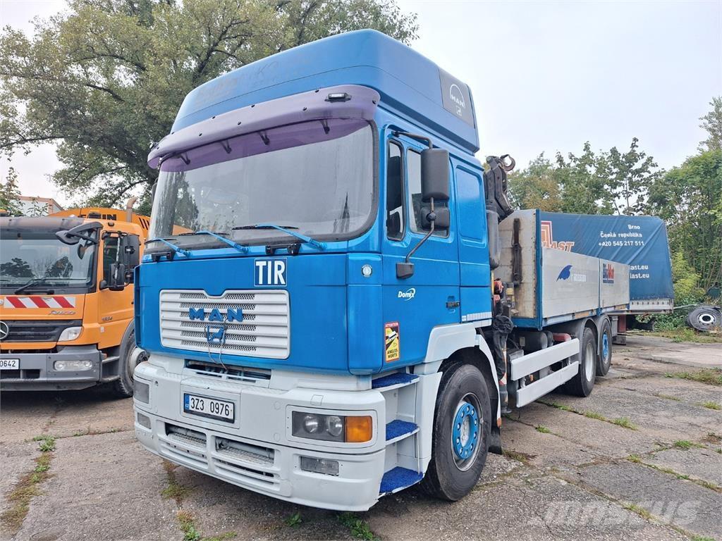 MAN 26.414 6X2 + HR Flatbed / Dropside trucks