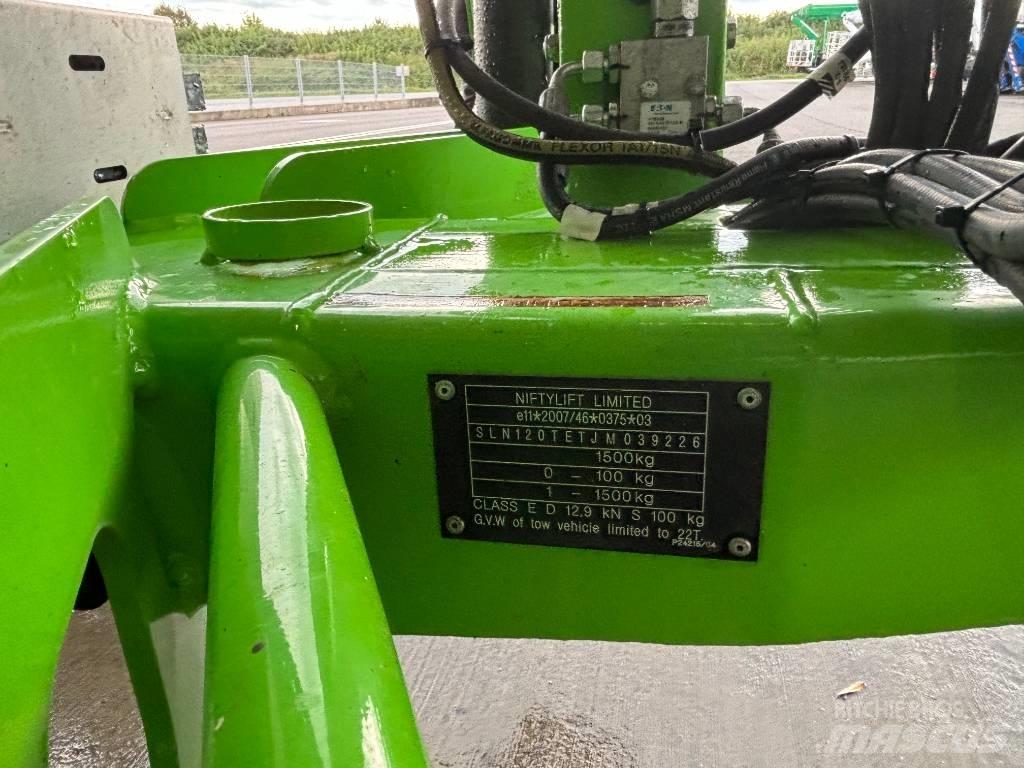 Niftylift 120 TET Trailer mounted platforms