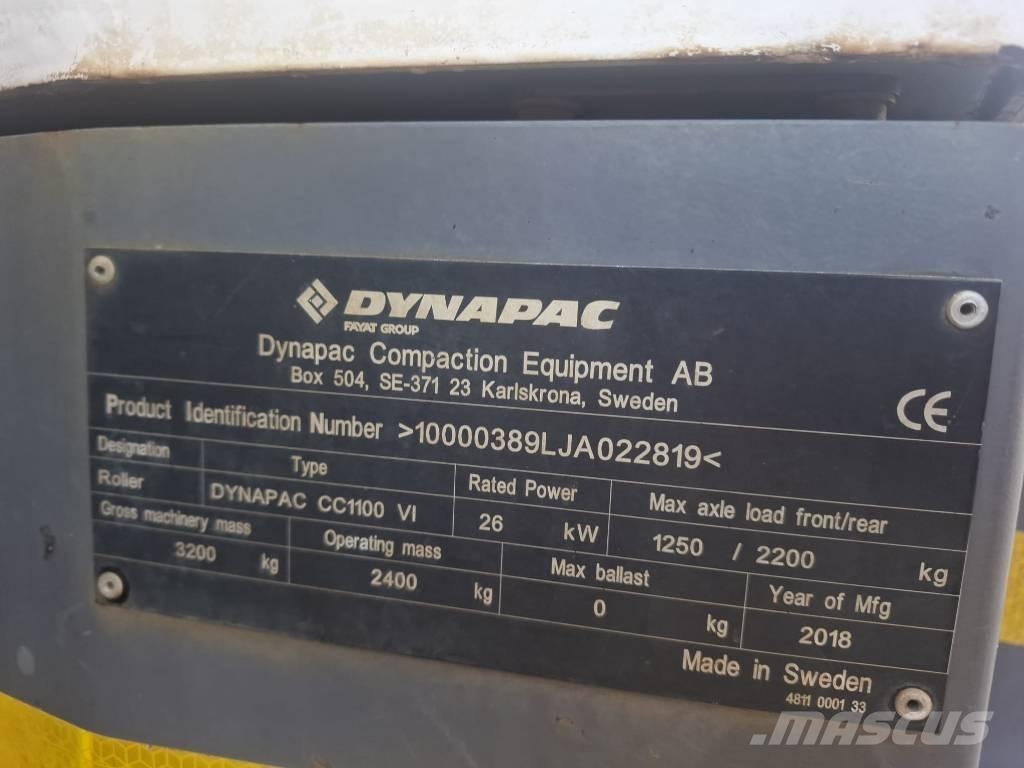 Dynapac CC 1100 VI Twin drum rollers