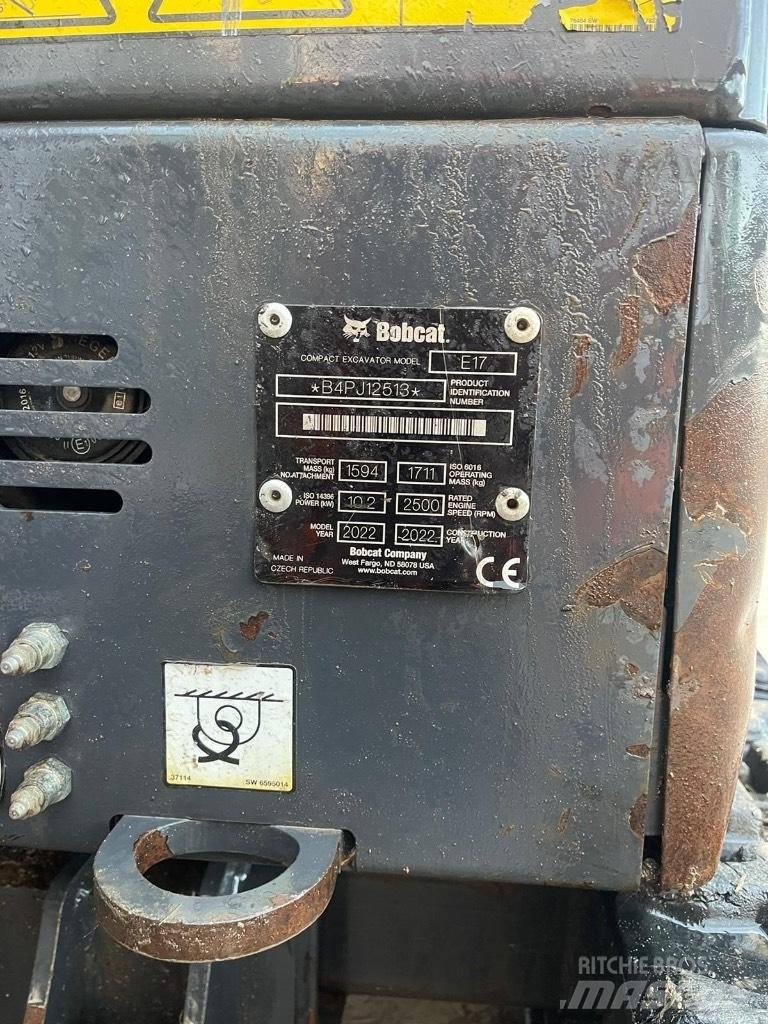 Bobcat E 17 Mini excavators < 7t (Mini diggers)