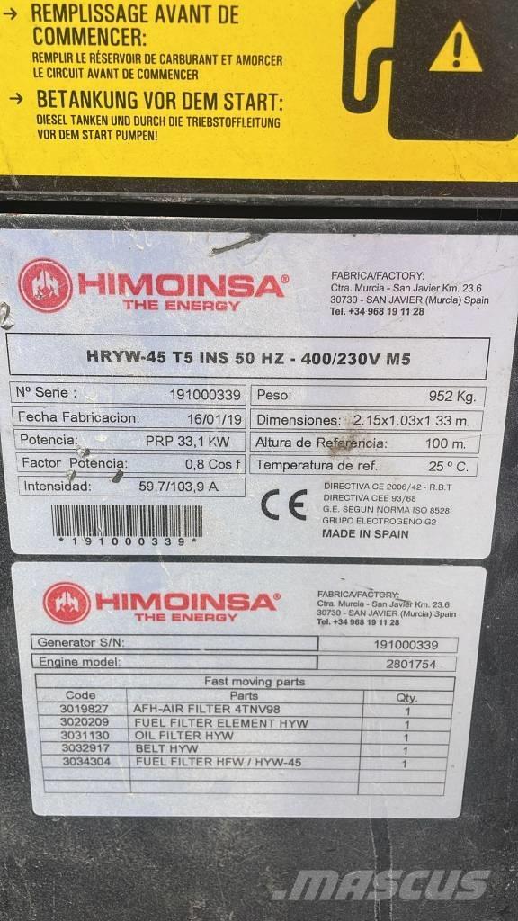 Himoinsa HRYW 45 T5 Diesel Generators