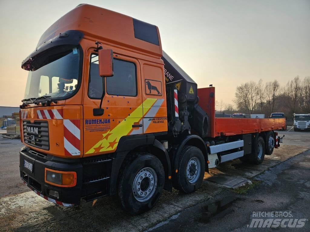 MAN 32.414 Truck mounted cranes