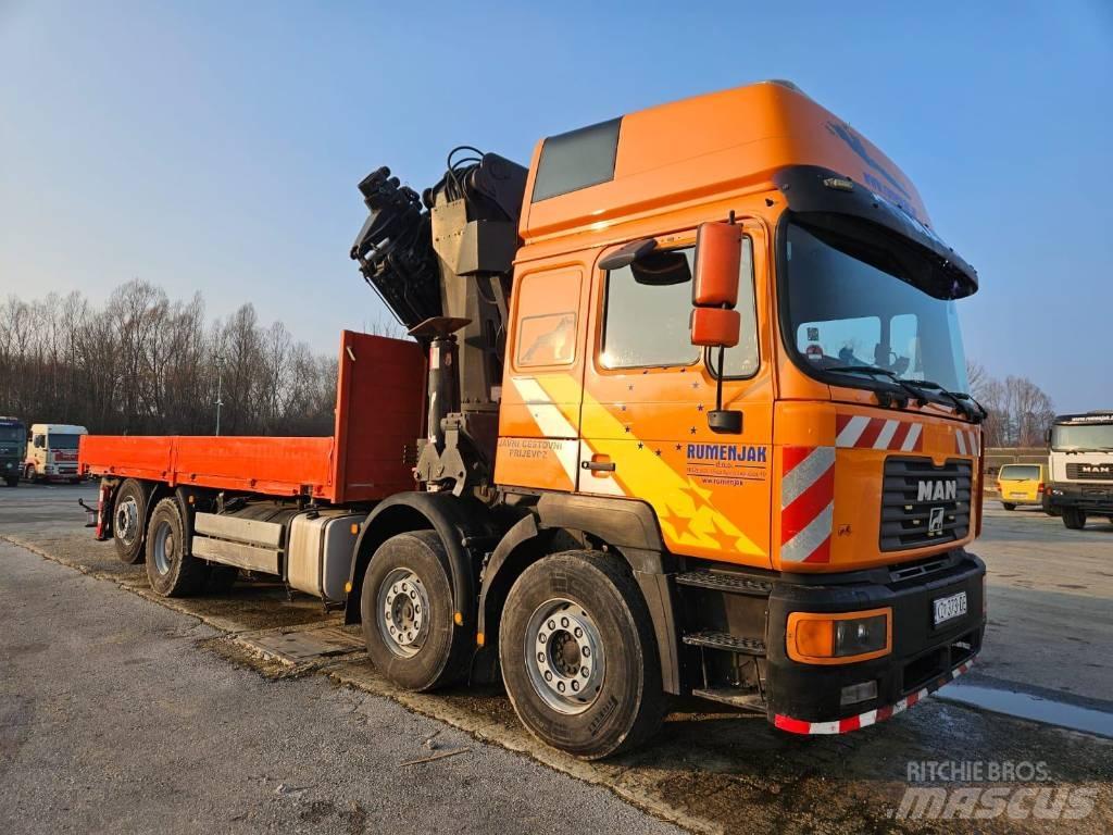 MAN 32.414 Truck mounted cranes