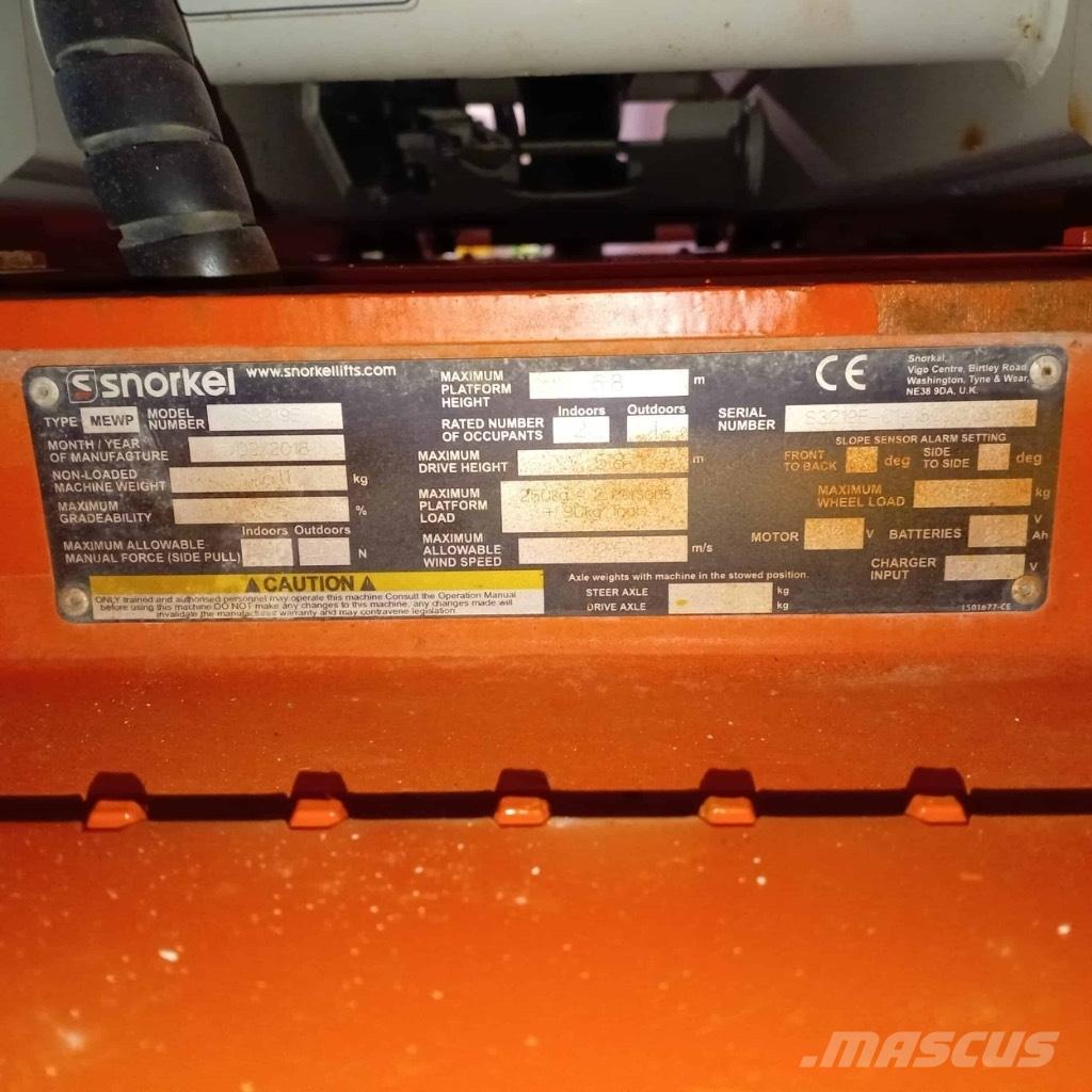 Snorkel S 3219 E Scissor lifts