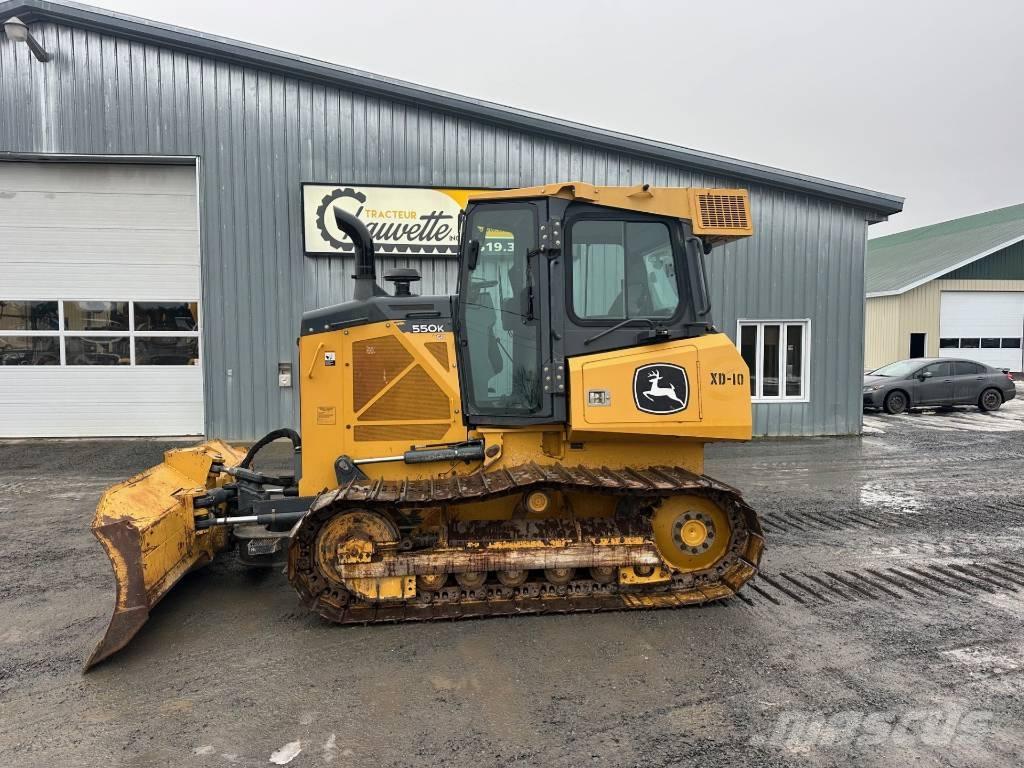 John Deere 550K LGP Crawler dozers