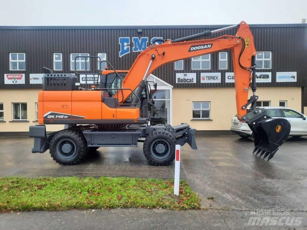 Doosan Dx140W-7 Wheeled excavators