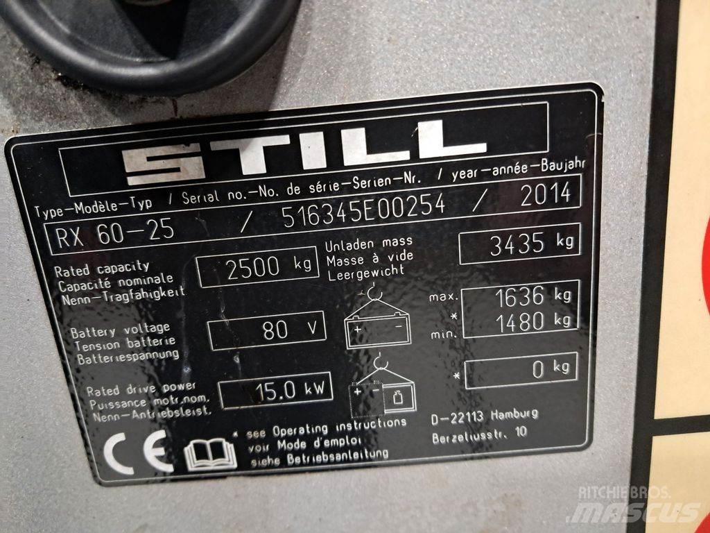 Still RX60-25 Electric forklift trucks