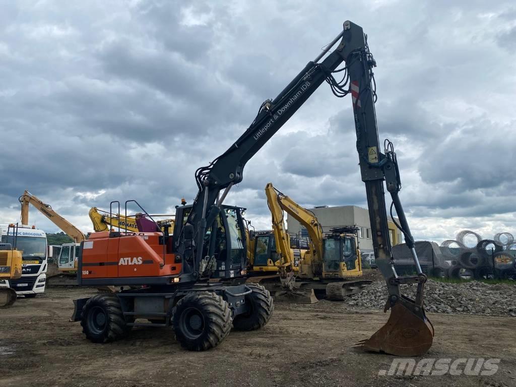 Atlas 150 W Wheeled excavators