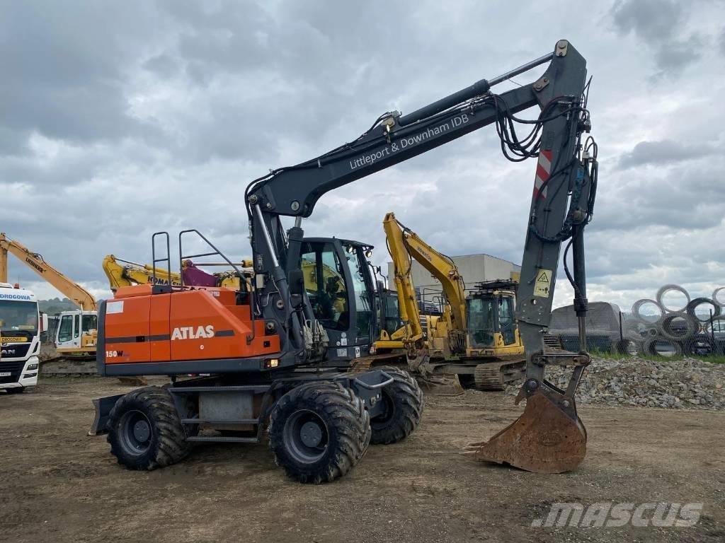 Atlas 150 W Wheeled excavators