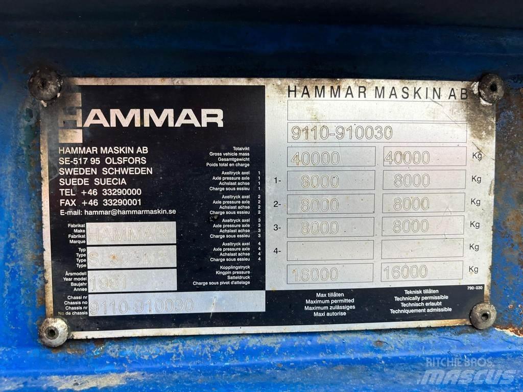 Hammar SL 30 SMS Container semi-trailers