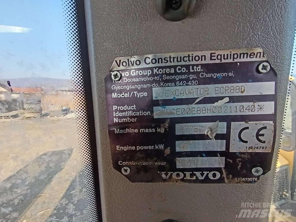 Volvo ECR 88 D Mini excavators  7t - 12t