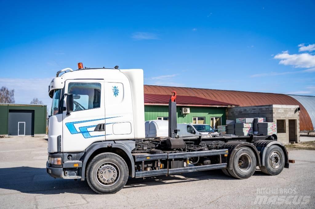 Scania R 144 GB Hook lift trucks