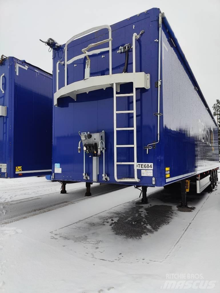 Kraker Walking floor Wood chip semi-trailers