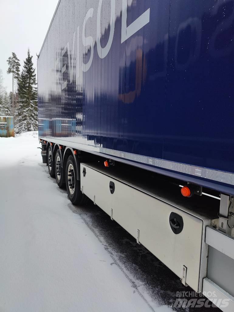 Kraker Walking floor Wood chip semi-trailers