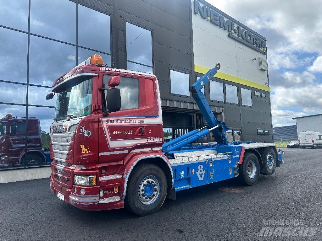 Scania R580 6x2*4 Hook lift trucks