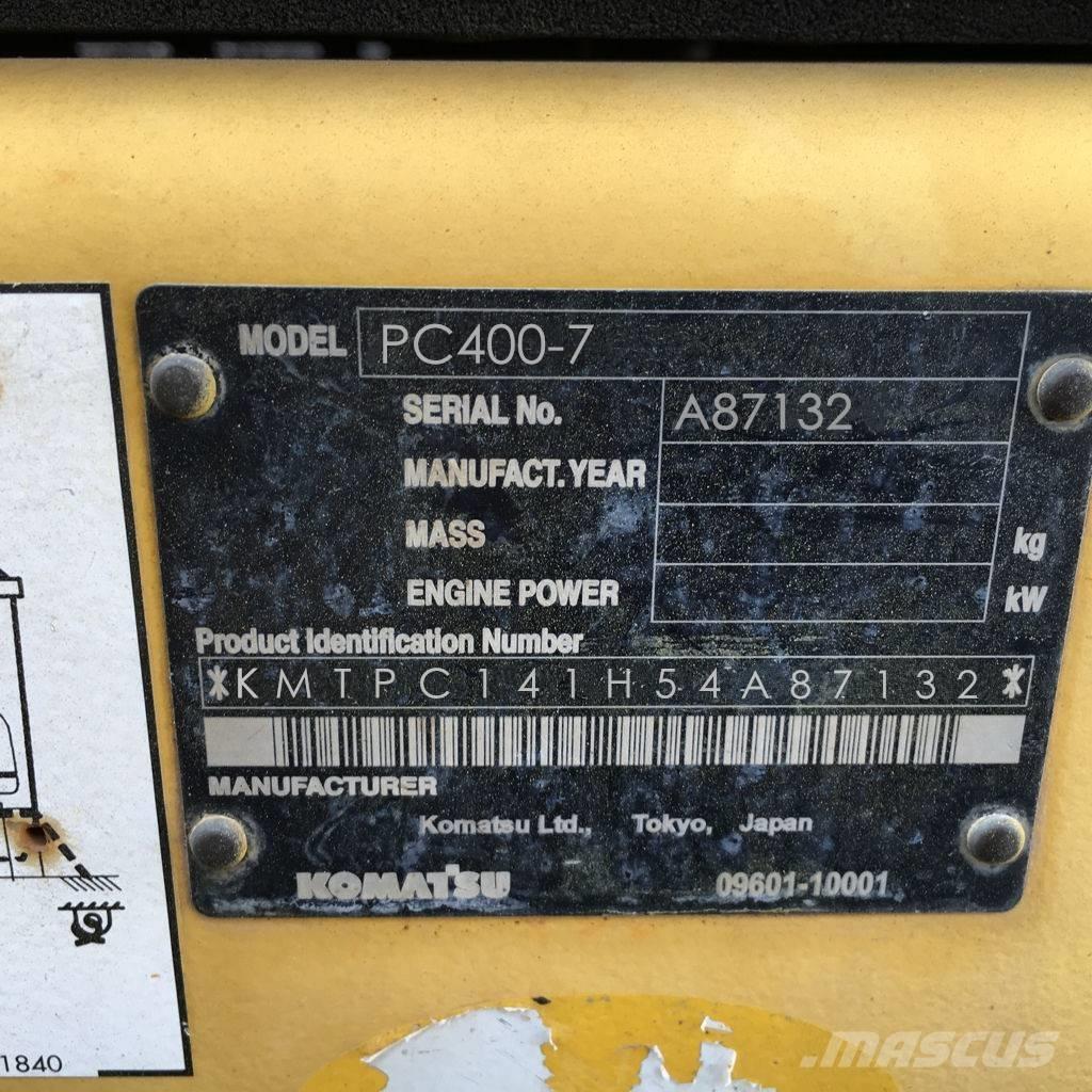 Komatsu PC 400-7 Crawler excavators