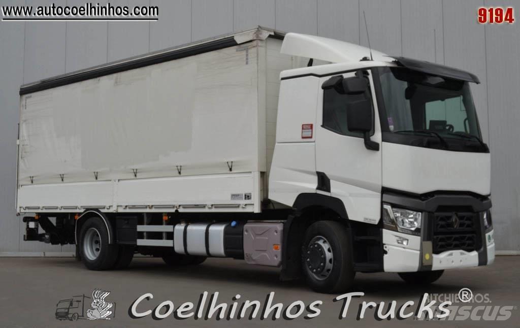 Renault T 380 Curtain sider trucks