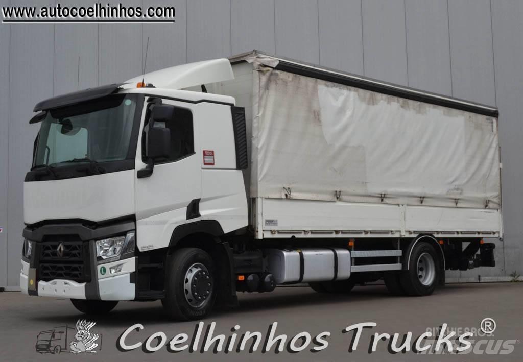 Renault T 380 Curtain sider trucks