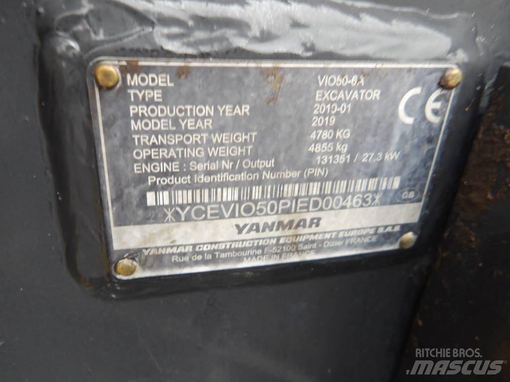 Yanmar Vio 50 Mini excavators < 7t (Mini diggers)