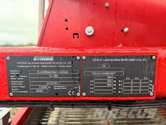 Grimme SE 260 - UB Potato harvesters
