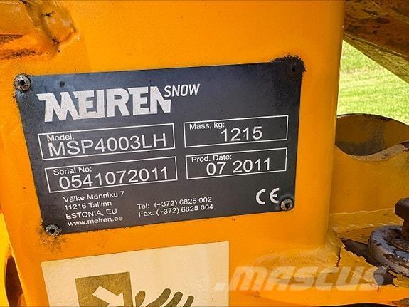 Meiren 2011 Snow blades and plows