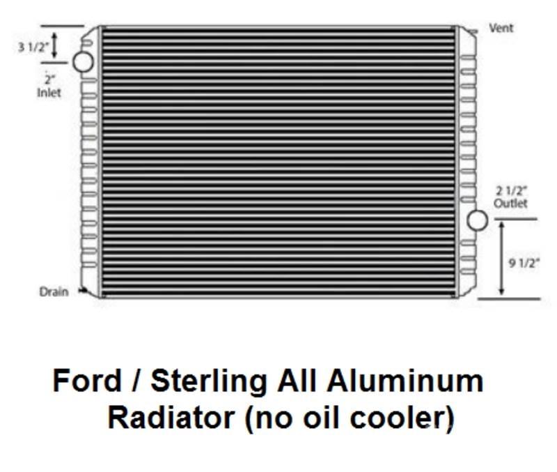 Ford L9500 Radiators