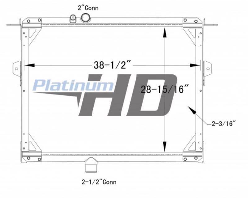 Mack CH613 Radiators