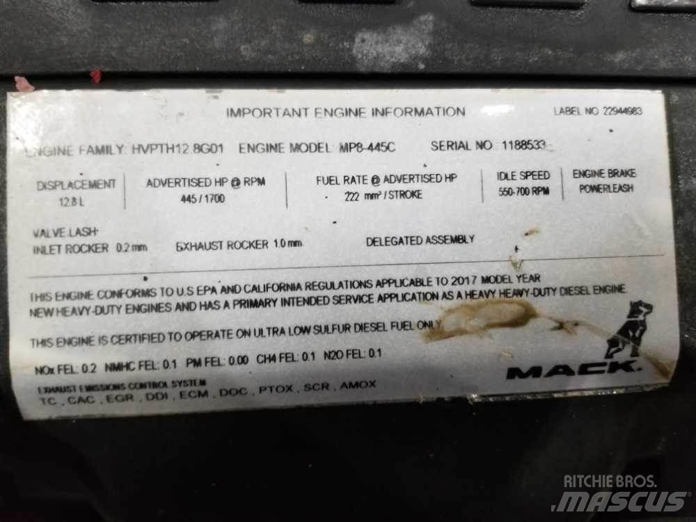 Mack MP8 Engines