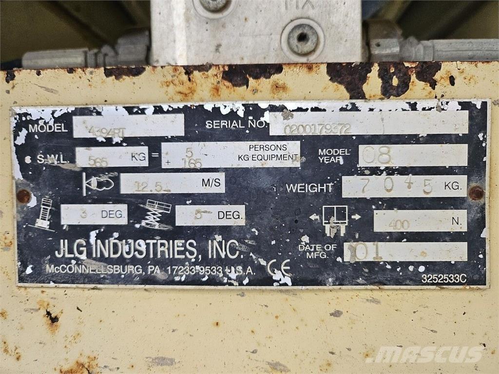 JLG 4394RT Scissor lifts