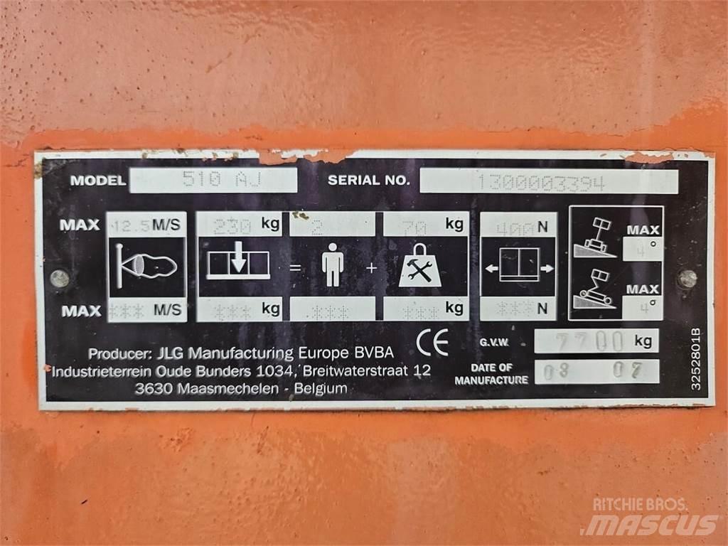 JLG 510AJ Articulated boom lifts